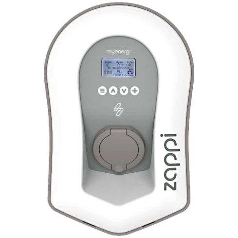 Zappi 2.1 EV Charger 22kW, Type 2, Untethered, White