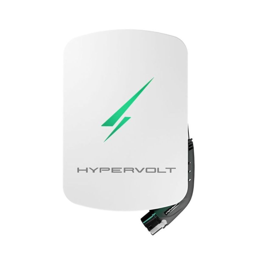 Hypervolt Home 3.0 EV Charger, Type 2, White, 7.5m Tethered Lead